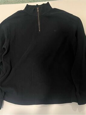 Rodd & Gunn Black Zip-Neck Sweater